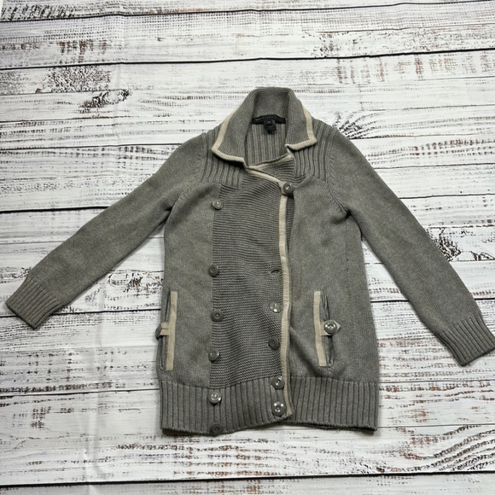 Marc By Marc Jacobs Gray and Cream Cardigan